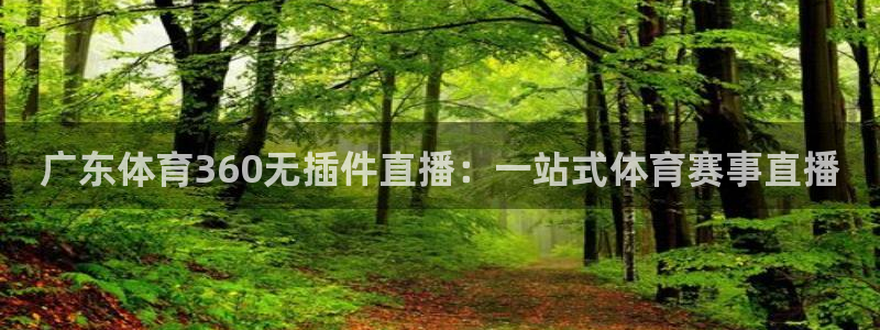 广东体育360无插件直播：一站式体育赛事直播
